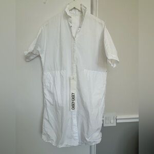 Casey Casey White shirt dress size XS